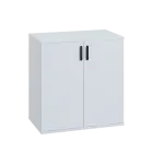 LN 2 - 7D kancelářská skříň, 2-dveřová, 750x720x400, bílá